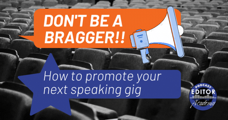 How to promote your next speaking gig